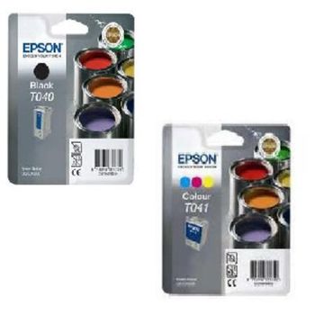 Original Multipack Epson Stylus C63 Printer Ink Cartridges (2 Pack) -C13T04014010