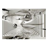 papel pintado 3d - geometric storm 150x105 cm