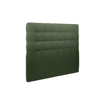 Cabecero Acolchado 180 Cm - Tela Natté Verde Caqui