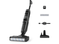 fregona electrica - rowenta x clean 4 gz5035 2 en 1 aspira y friega sin cables 200 w smart autonomia 50 min autolimpieza negro
