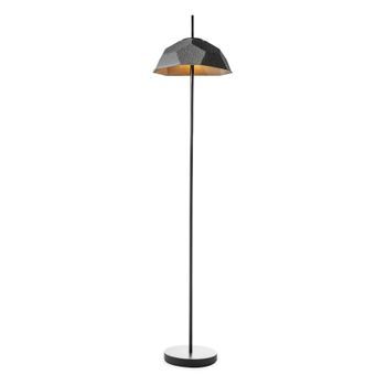 Egg - Lámpara De Pie En Cartón Reciclado Negro