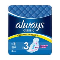 always classic night pads with wings