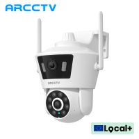 camara de seguridad wifi arcctv 4mp grabacion 247 seguimiento automatico de personas vision nocturna en color para exteriores audio bidireccional