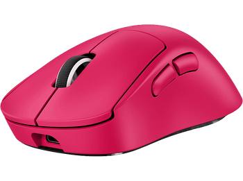 Ratón gaming - Logitech Pro X Superlight 2 DEX, 44.000 ppp, Lightspeed, Interruptores Lightforce, 95h batería, Sensor Hero 2, 60 gramos, Magenta