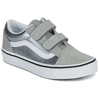 Vans Zapatillas Old Skool V METALLIC SILVER para niña