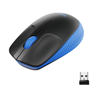 raton logitech inalambrico m190 azul