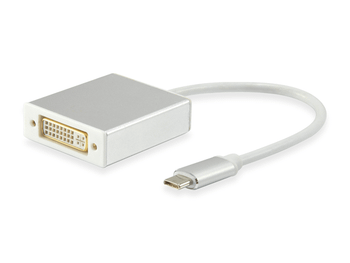 ADAPTADOR USB-C EQUIP 133453 A 1xDVI-I HEMBRA 0,15M