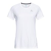 odlo crew neck essential chill-tech camiseta de running mujeres-blanco