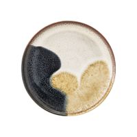 plato de gres multicolor
