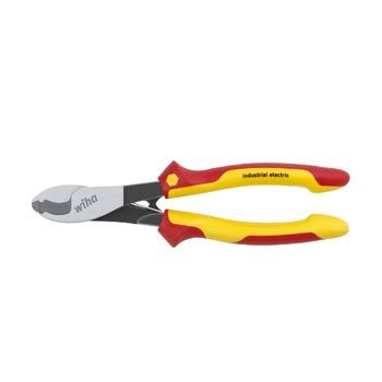 Wiha Alicates Para Corte De Cables Industrial Electric Con Resorte De Apertura Conectable Y Desconectable (43663)