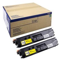 brother tn-329y pack 2x toner amarillo original
