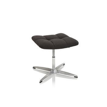 Taburete / Silla Giratoria Saranto Tejido Negro Hjh Office