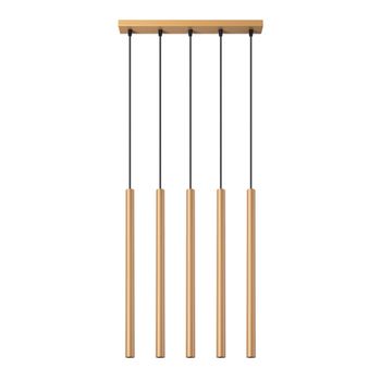 Lámpara de techo dorado acero alt. 103 cm