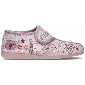 Vulladi Pantuflas v7207 pardo para mujer