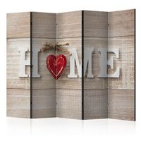 biombo - room divider - home and red heart 225x172 cm
