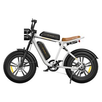 Bicicleta Eléctrica Para Hombre Engwe M20, Motor De 48v 750w, Batería Doble, 26ah, Blanco