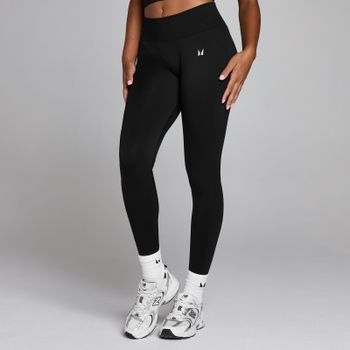 Mallas sin costuras Invisible Scrunch para mujer de MP - Negro lavado - L