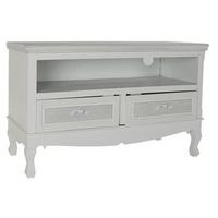 mesa centro madera mdf 100x42x61 blanco