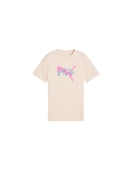 Camiseta Puma Tweenerverse Graphic Beige Niña