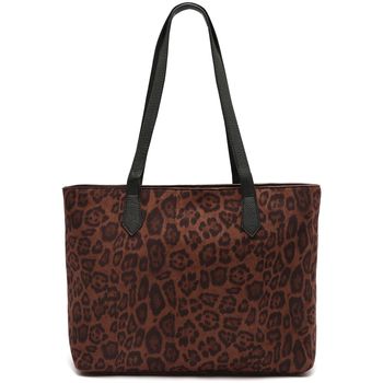 Misako Bandolera Belbu bolso shopper grande efecto ante para mujer