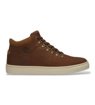 Timberland para hombre. TB0A5T9GEM41 Zapatillas de piel Lisbon Hill marrón (39.5), Plano, Cordones, Casual