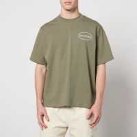museum of peace  quiet museum hours cotton-jersey t-shirt - xs