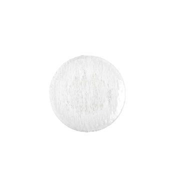 Plato plano transparente 28cm - lote de 6