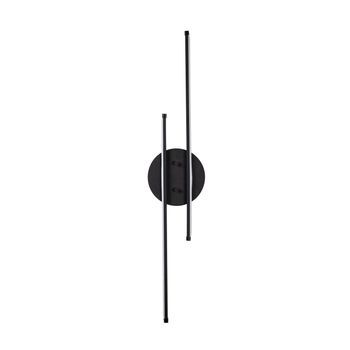 Lámpara De Pared Umut-13299 Negro Metal 17x 86x 5 Cm