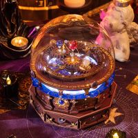 caja de musica de madera con horoscopo mu rompecabezas tridimensional 3d manualidades diy para regalar al novio regalo de cumpleanos juguete de navidad decoracion