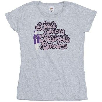 Willy Wonka Camiseta Dreamers Text para mujer