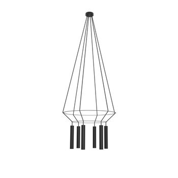 Lámpara colgante rose (6 luces)