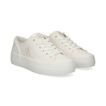 Calvin Klein Zapatillas Mujer - Blanco Talla 40