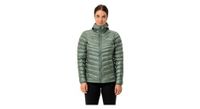 chaqueta con capucha vaude batura verde para mujer