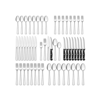 juego de cubiertos acero inoxidable 36 piezas manike cuchillos carne 6 personas