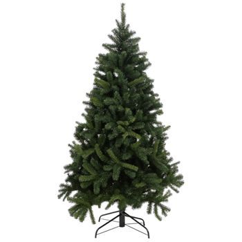 Arbol De Navidad Premium, Pvc Y Pe, Soporte Metal, Super Verde, 180 Cm