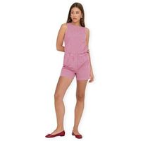 only short maye check shorts - salsawhite para mujer