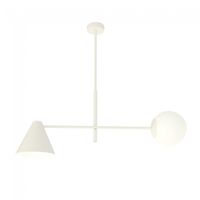 lampara de techo semra blanco 2 luces