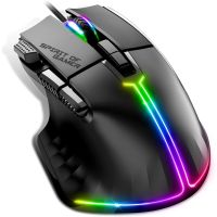spirit of gamer pro m5 rgb raton gaming 12800dpi negro
