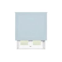 estor enrollable 160x175 celeste poliester translucido