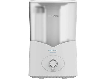 Humidificador - Cecotec BreezeCare 2000 Light Plus, Depósito de 1,2 L, Aromaterapia, Luz LED y cobertura hasta 30 m² , Blanco