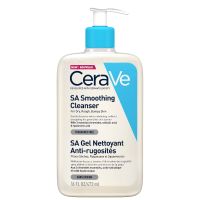 cerave sa smoothing cleanser with salicylic acid for dry rough  bumpy skin 473ml