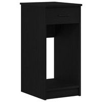 torre de ordenador con cajon negro 35x45x77 cm vidaxl