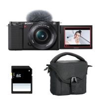 camara mirrorless sony alpha zv-e10 242mp 4k 16-50mm wifi bluetooth