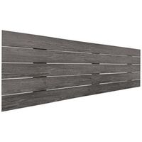 cabecero de madera reciclada dm estilo palet horizontal 150x46cm camas 150 - ceniza madera