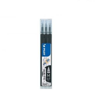 Pilot Refill for FriXion Ball/Clicker 0.7mm Black PK3