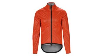 Chaqueta impermeable assos equipe rs rain targa naranja