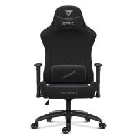 sense7 spellcaster senshi edition xl silla gaming de tela ergonomico soporte lumbar negro
