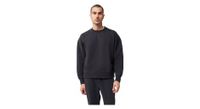 sudadera fox wordmark oversized crew negra