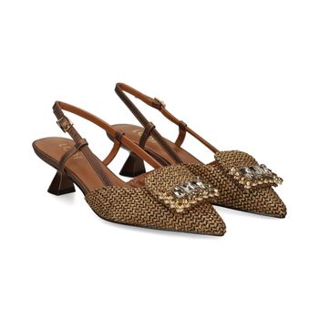 Lodi Zapatos De Tacón Medio Mujer - Marrón Talla 36
