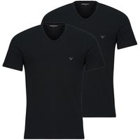 emporio armani camiseta 2-pack crew neck t-shirt af14132 para hombre